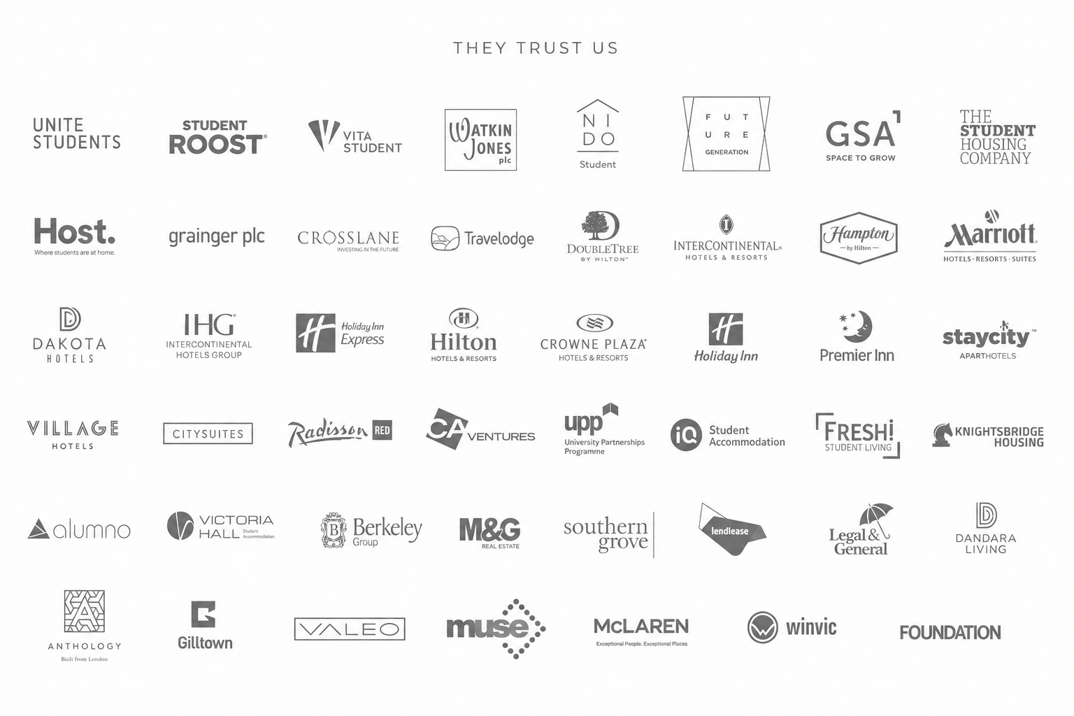 Customers who trust Walker Modular