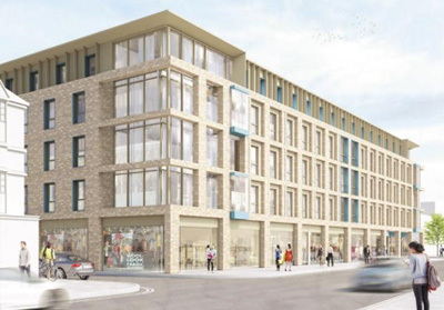 Project image for the 118-132 London Road development in Brighton