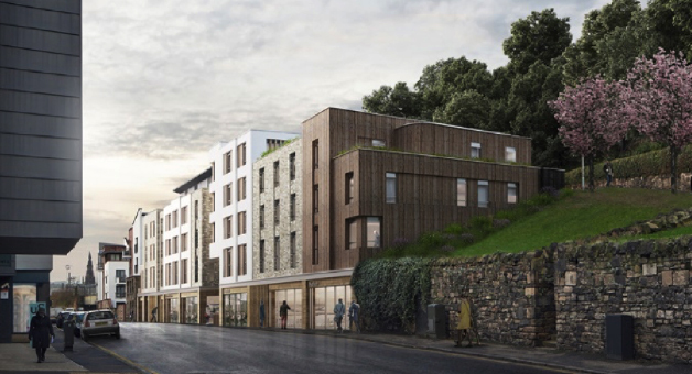 Project image for the 63 Calton Road development in Edinburgh