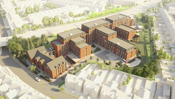 Project image for the Albany Road development in Coventry