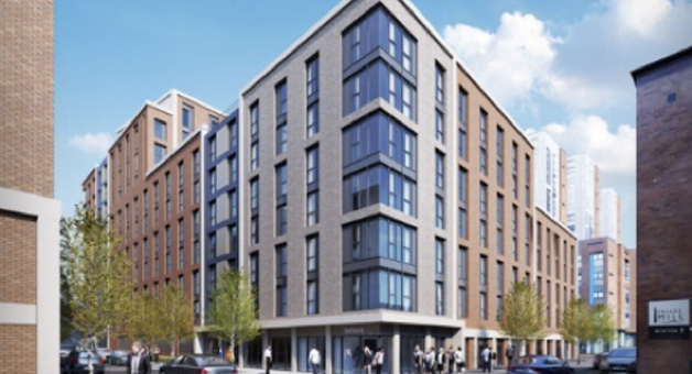 Project image for the Bath Lane development in Leicester