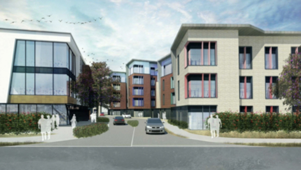 Architectural visualisation of the BGU - Riseholme Road development in Lincoln