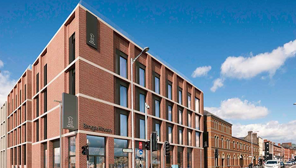 Project image for the Broga House, Washington Street development in Cork