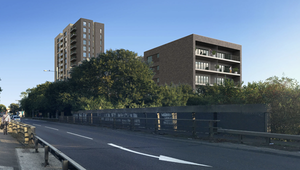 Project image for the Burnt Mill development in Harlow