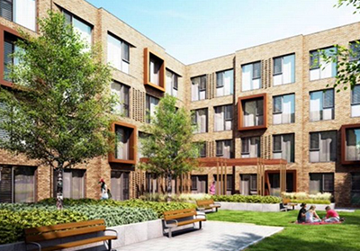 Project image for the Cannon Park, De Montfort Way development in Coventry