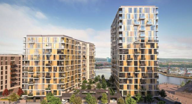 Project image for the Chatham Waters development in Gillingham