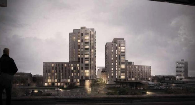Project image for the Cornbrook development in Manchester