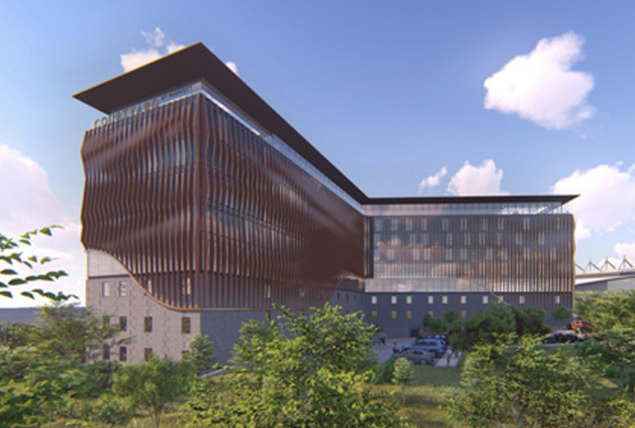 Project image for the Courtyard by Marriott - Sandy Park development in Exeter