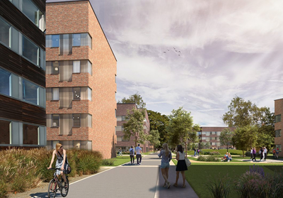 Project image for the Cranfield University, Bedford development in Bedfordshire