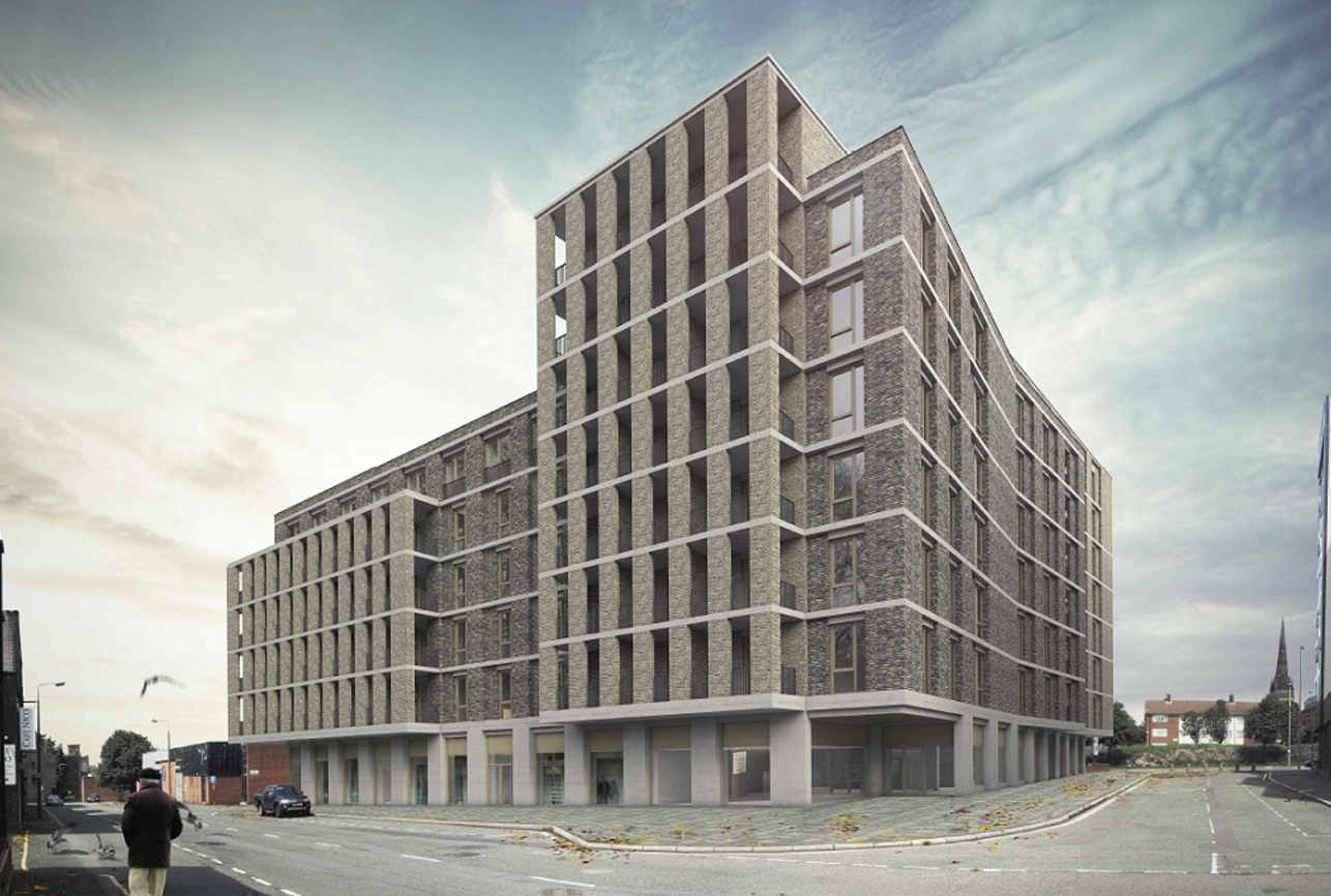 Project image for the Devon Street development in Liverpool