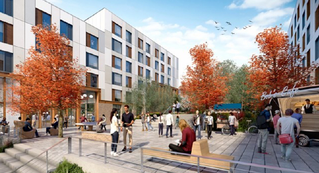 Project image for the East Park development in Exeter