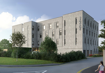 Project image for the Falmer Cottages development in Brighton