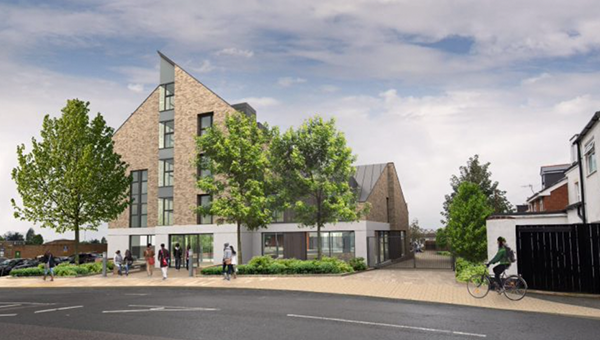 Project image for the Gladstone Road development in Exeter