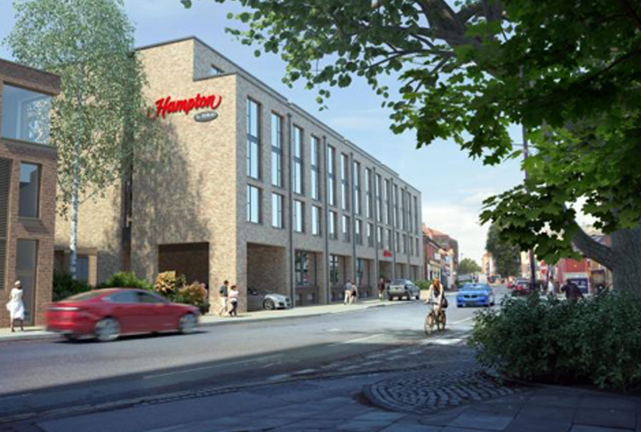 Project image for the Hampton by Hilton – 46-50 Piccadilly, York development in York