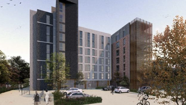 Project image for the Hawkins Road development in Colchester