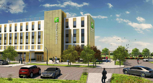 Project image for the Holiday Inn Express development in Bicester