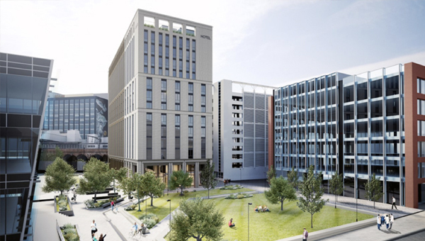 Project image for the Hyatt Hotel - 2 Sovereign Square development in Leeds