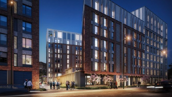 Project image for the Island Quarter Phase 2 development in Nottingham