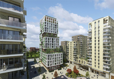 Project image for the Kidbrooke Phase 3, Block E development in London