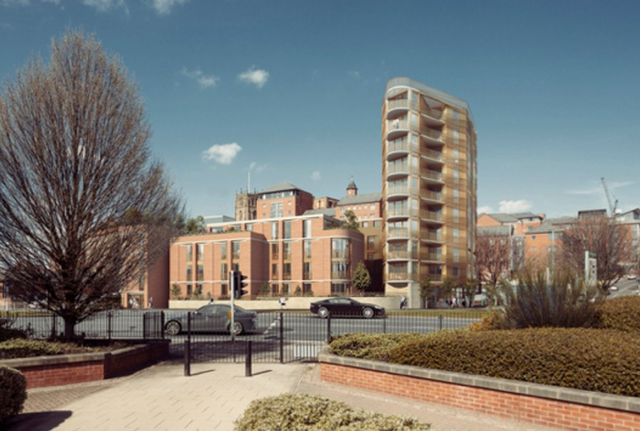 Project image for the Lace Market Point development in Nottingham