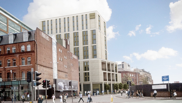 Project image for the Little Victoria Street, Bruce Street development in Belfast