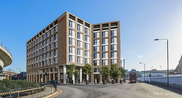 Project image for the Marriott Courtyard - London City Airport development in London