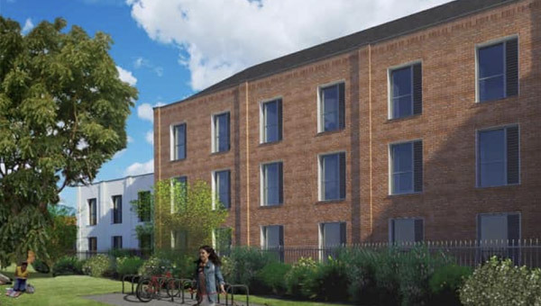 Architectural visualisation of the Orient House, 30 - 32 Kettering Road development in Northampton