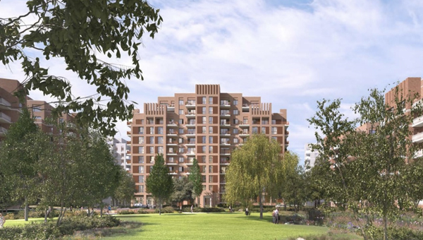 Project image for the Plumstead - West Thamesmead development in London