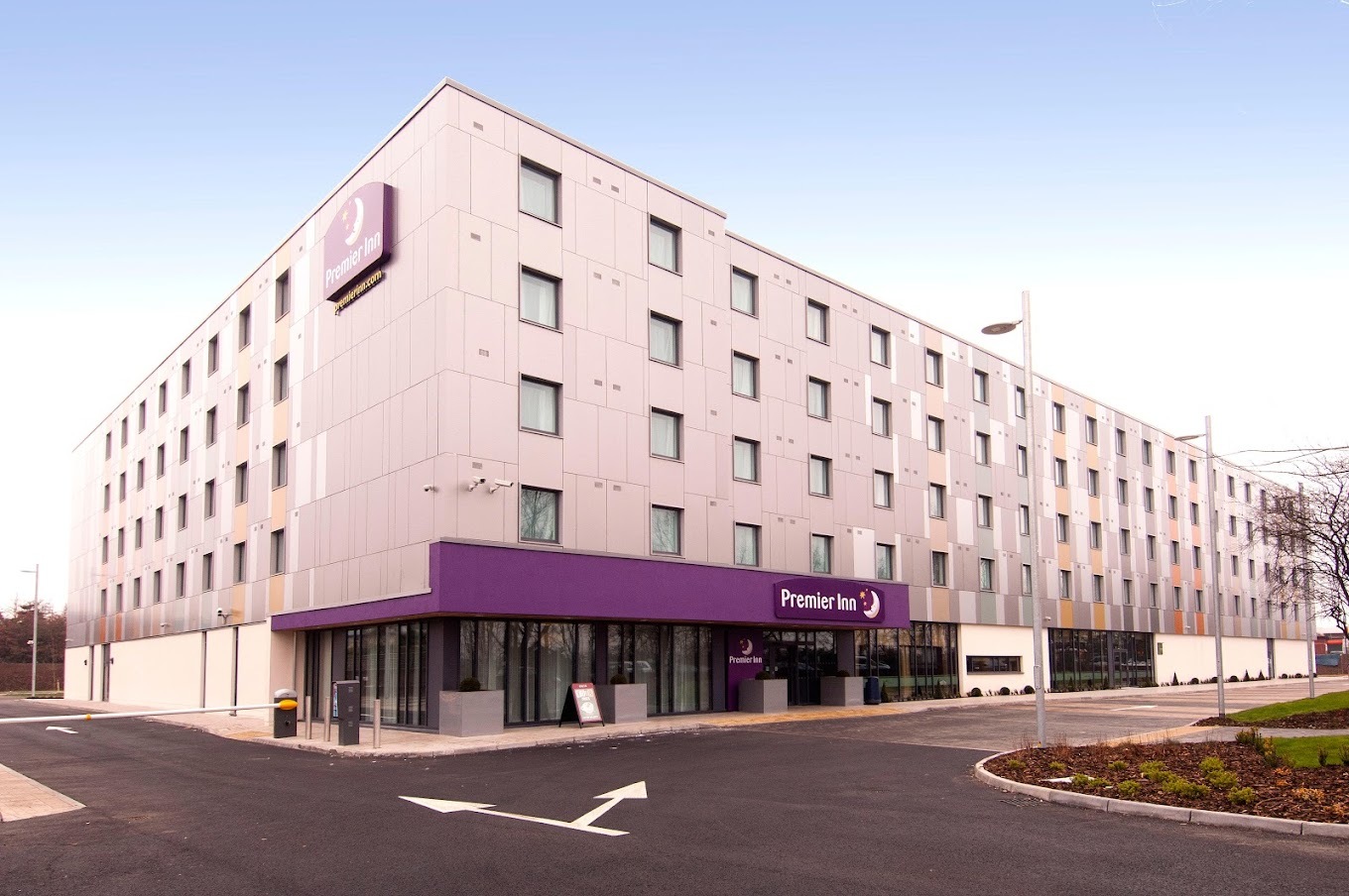 Hotel bathroom pod supplied by Walker Modular to Premier Inn