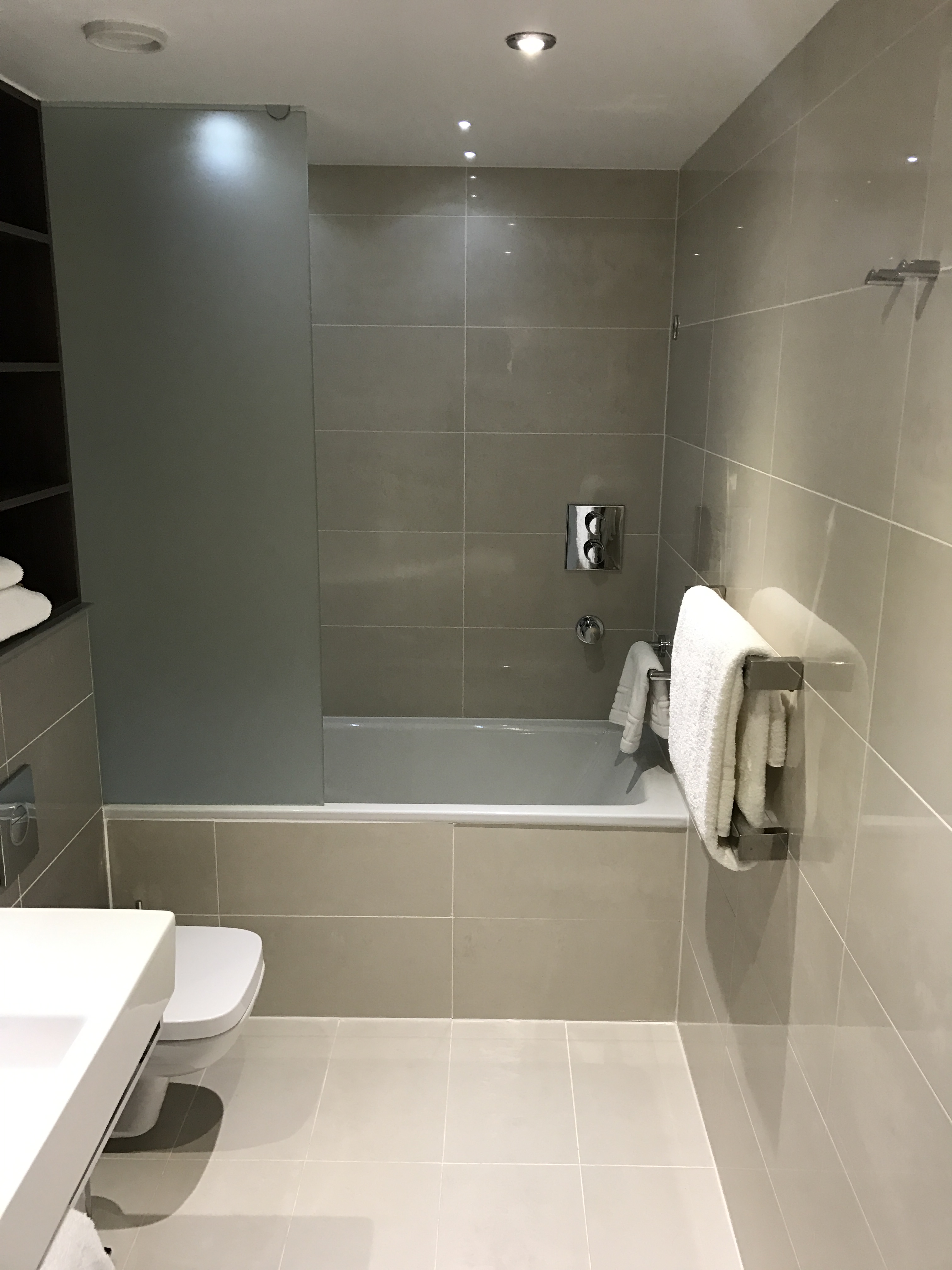 Bathroom pod interior supplied to the Locke Living development on Leman Street, London