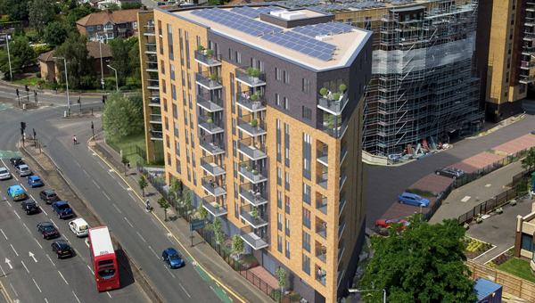 Project image for the Roneo Corner development in Romford