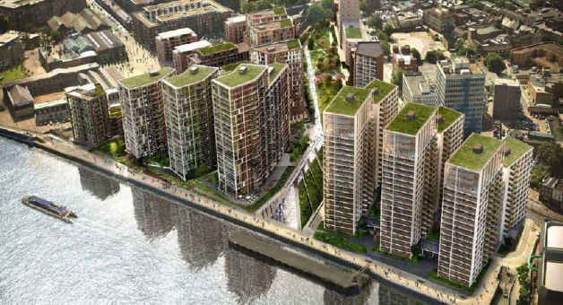 Project image for the Royal Arsenal Riverside development in London