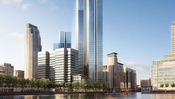 Project image for the South Quay Plaza 4 development in London