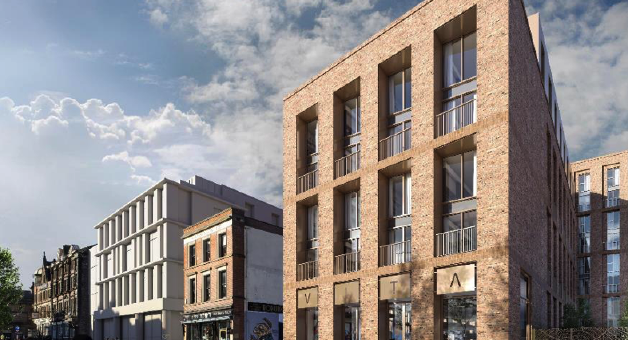 Project image for the Station Street development in Nottingham