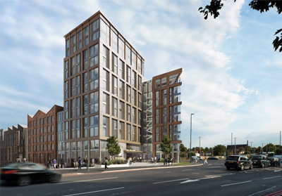 Project image for the The Vantage development in Nottingham