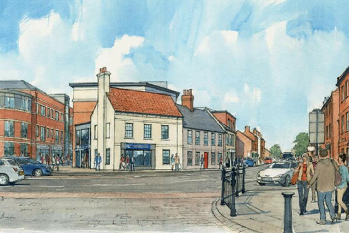 Project image for the Travelodge - Lombard Street development in Newark