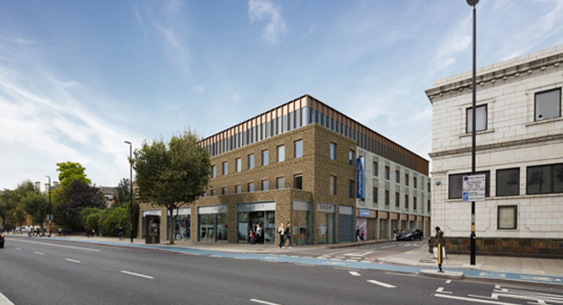 Project image for the Travelodge - Mile End Road development in London
