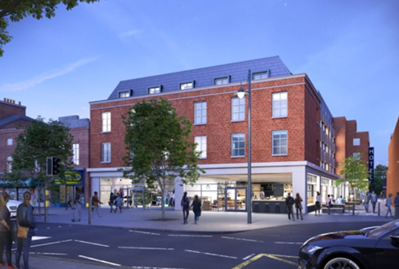 Project image for the Travelodge – St Albans development in St Albans