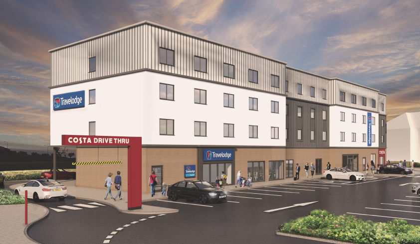 Project image for the Travelodge development in Workington