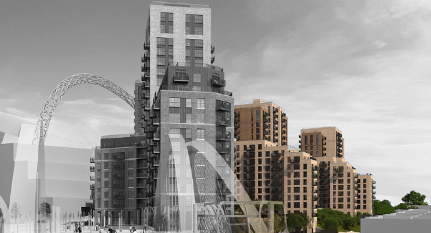 Project image for the Wembley Park South West Lands, Phase 2, Plot W04 development in London